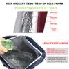 BeeGreen Cooler Bag Soft Insulated Tote for Beach Travel Grocery Shopping Lunch Portable Large Ice Coolers with Handle Hard Freezer Bags with Zippered Top Foldable Leakproof Delivery Totes Moss view 3