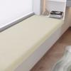 XIEMINLE Bay Window Seat Cushion with Non-Slip Bottom, Removable Shoe Bench Seat Pad, Washable 2 3 Seater Wooden Bench Seat Cushion for Indoor Kitchen Sofa Couch,120 * 45 * 3cm,Beige view 1