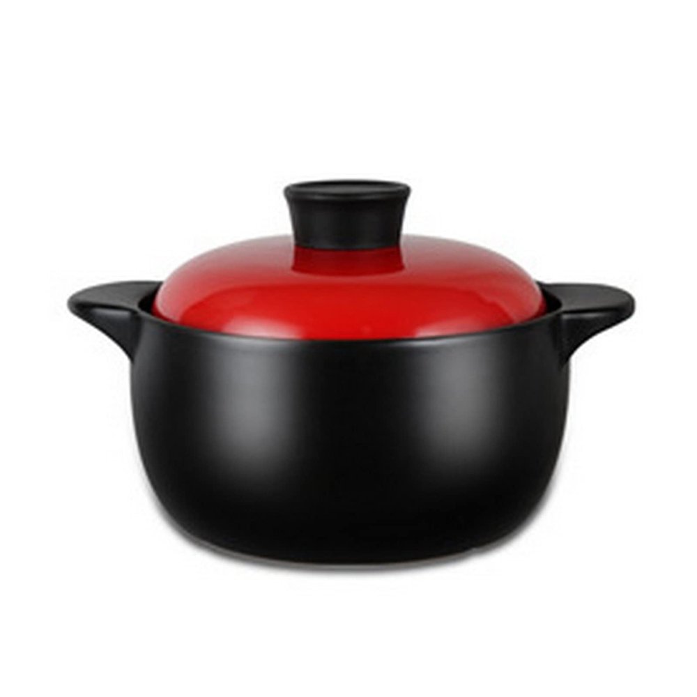 DEPILA glass cooking pot Heat Resistant Soup Casserole High Temperature Open Flame Gas Heat Resistant Porcelain Casserole Pot