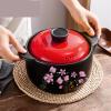 DEPILA glass cooking pot Heat Resistant Soup Casserole High Temperature Open Flame Gas Heat Resistant Porcelain Casserole Pot view 2