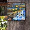 ArogGeld Nautical Coastal Sea Turtle Rudder Metal Sign Sea Wave Metal Wall Art Beach Themed Poster Wall Art Decor 10x10in Funny Wall Sign Decor for Man Cave Garage Far Bar Pub view 2
