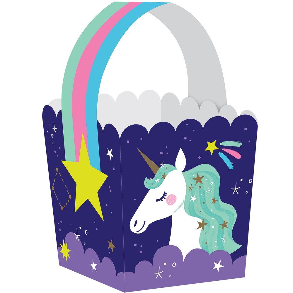Unicorn Galaxy Favor Boxes, 8 Count