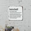 ArogGeld Metal Sign Baseball Definition Metal Wall Art Team Athlete Decorative Wall Art Typography Art Print Chic Poster Plaque for Home Bar Pub Garage Road Man Cave 10x10in view 4