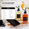 Molimoli Coffee Syrup Dispenser - Glass Bottle with Pump, Maple/Coffee Syrup, Labels and Tray view 4