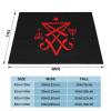 Occult Sigil of Lucifer Satanic Blankets Super Soft Warm Fleece Blanket, Suitable for Sofa Home Decoration Travel 60"x50" view 4