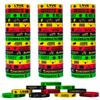 JAKADYUKS 60pcs Juneteenth Day Bracelets Party Favors Rubber Bracelets - Freedom Day Patriotic Party Supplies Goodie Bags Stuffers Fillers Independence Day June 19th 1865 Silicone Wristband view 1