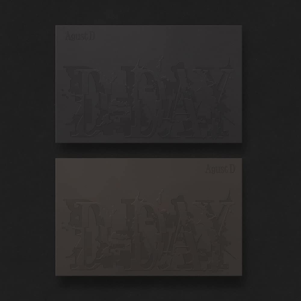 BTS SUGA Agust D D-DAY 1st Album Contents+Photobook+Poster on pack+Photocard+Tracking Sealed (PhotoBook SET(01+02))