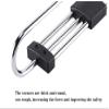 Retractable Closet Pull Out Rod Extendable Pull Out Closet Rod, Sliding Wardrobe Closet Rod, Adjustable Clothing Organizer Holder, Extendable Wardrobe Rail Tube Rod for Closet Organizer (Color : Silv view 4