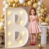 imprsv Marquee Letters, 3FT Light Up Letters B with Light for Party Decor view 1