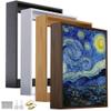 18x20 Inch Canvas Floater Frame for 11.25" Deep Canvas, Dark Brown view 1
