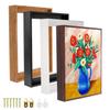 Canvas Floater Frame for 11.25" Deep Stretched Canvas, Floating Wall Art Frame Kit for Gallery-Wrapped Paintings Decor for Bedroom Living Room, Easy Assembly & Made in USA 24x28inch, Black view 1