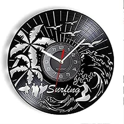 Vinyl Clock Non Ticking Wall Clock Muse Wall Clock Vinyl Record Wall Clocks Vinyl Record Wall ClockGift Modern Decorative Wall Clock 12 inches