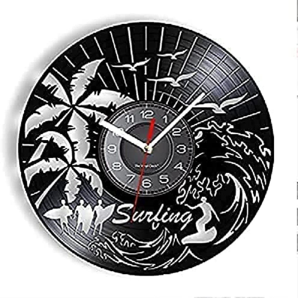 Vinyl Clock Non Ticking Wall Clock Muse Wall Clock Vinyl Record Wall Clocks Vinyl Record Wall ClockGift Modern Decorative Wall Clock 12 inches