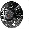 Vinyl Clock Non Ticking Wall Clock Muse Wall Clock Vinyl Record Wall Clocks Vinyl Record Wall ClockGift Modern Decorative Wall Clock 12 inches view 2