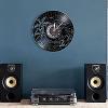 Vinyl Clock Non Ticking Wall Clock Muse Wall Clock Vinyl Record Wall Clocks Vinyl Record Wall ClockGift Modern Decorative Wall Clock 12 inches view 3