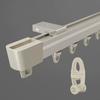 Shower Curtain Track Living Room Heavy Duty Straight Rail Curtain Track, 1/2/3/4/5/10/15 m Long Ceiling/Wall Mount Aluminum Shower Curtain Rods/Room Divider Rail ( Color : Wall Mount , Size : 10m/32.8 view 2