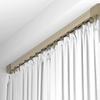 Shower Curtain Track Living Room Heavy Duty Straight Rail Curtain Track, 1/2/3/4/5/10/15 m Long Ceiling/Wall Mount Aluminum Shower Curtain Rods/Room Divider Rail ( Color : Wall Mount , Size : 10m/32.8 view 3
