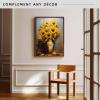 Canvas Floater Frames Kit - 1.25" Deep Floating Frame Wall Art Decor Panels & Stretched Canvas Boards (16"x24", Dark Brown) view 3