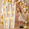 imprsv Marquee Letters, 4FT Light Up Letters W with Light for Party Decor view 1