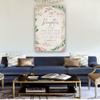 2 Corinthians 6 18 Scripture Wall Art I Am The Daughter of A King Bible Verse Poster Christian Wall Decorative Pictures for Bathroom Poster Decoration (08x12inch(20x30cm),Framed) view 4