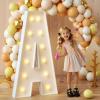 imprsv Marquee Letters, 4FT Light Up Letters A with Light for Party Decor view 1