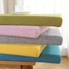 XIEMINLE 2 3 Seater Seat Cushion with Removable Cover Non-Slip Bottom, Rectangle Wooden Bench Cushions Shoe Cabinet Pads Sofa Bench Cushions for Indoor Dinning Bench,100 * 45 * 3cm,Grey view 2