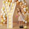 imprsv Marquee Letters, 4FT Light Up Letters Y with Light for Party Decor view 1