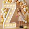 imprsv Marquee Letters, 4FT Light Up Letters Z with Light for Party Decor view 1