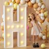 imprsv Marquee Letters, 4FT Light Up Letters H with Light for Party Decor view 1