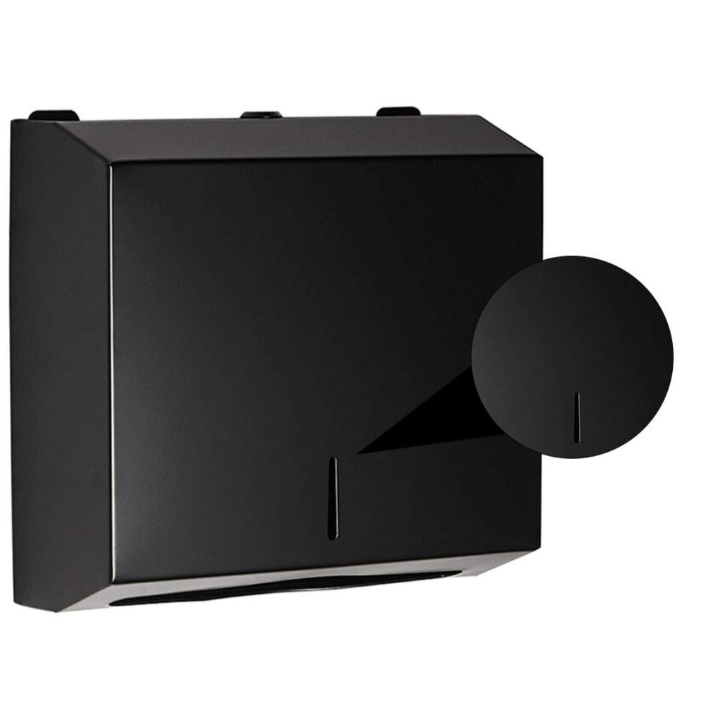 Zerodeko 1pc Wall-Mounted Stainless Steel Tissue Holder for Bathroom Modern Design Easy Installation Material Space-Saving Storage for Towels