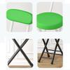 ALIXCE Bar Stool Foldable with Backrest Folding Chair Kitchen Stool with Round Padded Seat Cushion, Counter Stool with Footrest Folding Stool for Breakfast Bar Dining Room Living Room (Color : Brown) view 4
