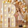 imprsv Marquee Letters, 4FT Light Up Letters R with Light for Party Decor view 1