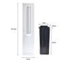 TATSEN Kitchen Trash Can with Toilet Brush Set Bathroom Plastic Waste Bin Narrow Kitchen Garbage Bucket Household Cleaning Tools view 2