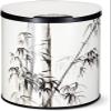 TATSEN Creative Living Room Bedroom Smart Trash Can 9L Household Trash Can with Lid Metal Automatic Induction Trash Can Round Barrel-Shaped Office Trash Can view 1