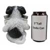 1 Set Of Hugging Pooch Glass Salt Pepper Shakers Holder Figurine 6"Tall view 4