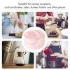 Coffee Filter Holder Reusable Coffee Filter Storage Container with Lid Coffee Basket Used for Family Coffee Counter (White) view 3