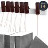 Ash Harbor Wall Book Organizers Hanging Pins - Extra Pins for Floating Shelves Wall Mounted, Extra Hardwood Hanging Pins for Floating Bookshelves, Ideal for Book Lovers, (Dark Finish) view 1
