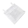Mesh Bath Toy Organizer, Large Capacity Soft Polyester Snap Button Zipper Baby Bath Toy Storage Net Hanging Bag Holder (White) view 3