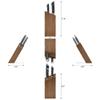 Cangshan HELENA Series German Steel Forged, HUA Knife Block Set (4-Piece, Black) view 3
