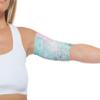 Linphelle Coverpicc - Upper Arm Cover for Picc Line, Soft Microfiber Arm Sleeve, Ideal for Picc Line, Glucose Sensor, Tattoo or Wounds, Sea Green Flower, Size Large view 1
