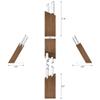 Cangshan HELENA Series German Steel Forged, HUA Knife Block Set (4-Piece, White) view 3