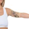 Linphelle Coverpicc - Upper Arm Cover for Picc Line, Soft Microfiber Arm Sleeve, Ideal for Picc Line, Glucose Sensor, Tattoo or Wounds, Violin Key, Size Large view 1