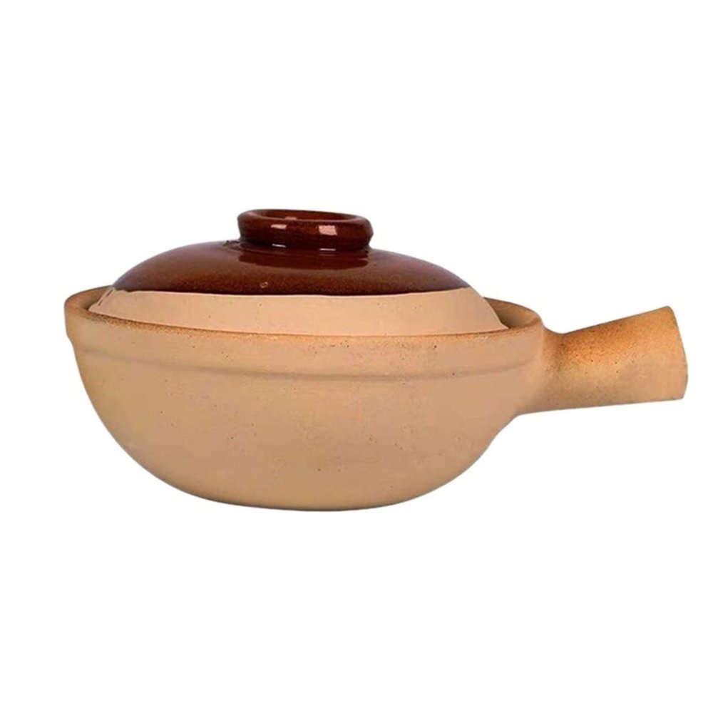 DEPILA glass cooking pot Soup Pot Casserole Rice Flour Casserole Porridge Pottery Pot With Handle Pot