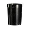 DYPASA Wastepaper Basket Fashion Marble Pattern Trash Can Plastic Kitchen Bathroom Trash Can Without Cover Simple Waste Bin Garbage Can (Color : Black) view 1
