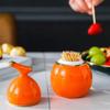 ROHNES Desktop Toothpick Holder Ceramic Creative Gourd Toothpick Dispenser with Cover Toothpick Holder Dispenser Home Hotel view 4