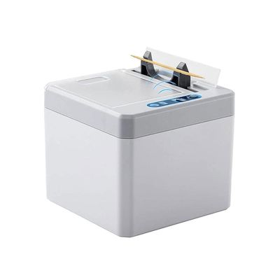 ROHNES Smart Toothpick Holder Plastic Desktop Automatic Toothpick Dispenser Creative Reusable Toothpick Container Rechargeable