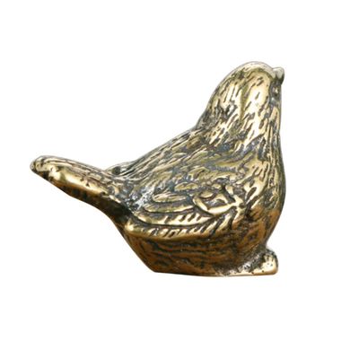 Beavorty 4pcs Brass Sparrow Antique Brass Bird Figurine Metal Birds Wall Art Animal Figurine Vintage Shelves Decorative Items Decorative Objects Cars Small Animals Desk