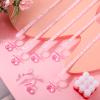 Junkin 60 Pieces Baby Shower Pacifiers Necklace Acrylic Pacifiers Necklace Charm for Baby Shower Party Favors Decorations, Women Style(Pink, Gold) view 4