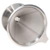 Portable Pour Over Coffee Dripper, 304 Stainless Steel Slow Drip Coffee Filter, Metal Fine Mesh Strainer, Metal Cone Paperless Reusable Coffee Maker, Coffee Maker Accessory view 4