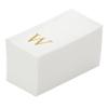 Luxenap 15.8 X 7.9 Inch Linen-Feel Guest Towels, 2000 Lettered Hand Towels - Gold Letter 'W', Sans Serif Font, White Paper Dinner Napkins, airlaid, For Restrooms And Tables view 1
